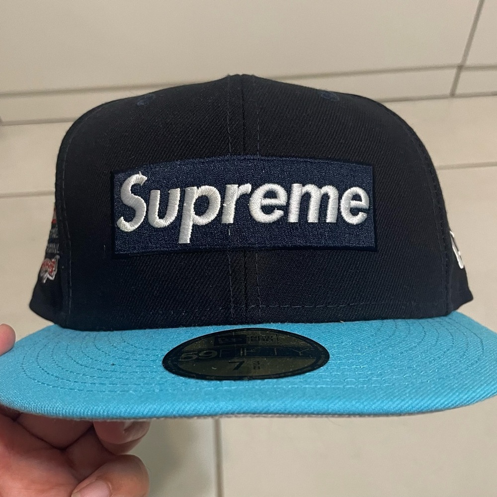Supreme x New Era Spring Training Box Log Fitted Hat - Size 7 3/8